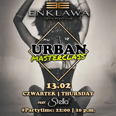  Urban Masterclass - Latino & R'n'B | CZWARTEK 13.02